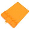Silicone Griddle Tools Mat Heat Resistant Washable Reusable Soft Flexible Silicone Grill Side Shelf Mat for Baking Grilling Camping