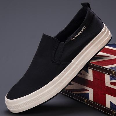 Wiosna Nowe Męskie Buty Płaskie Niskie Modne i Wszechstronne Buty Casualowe Modne Buty Lazy