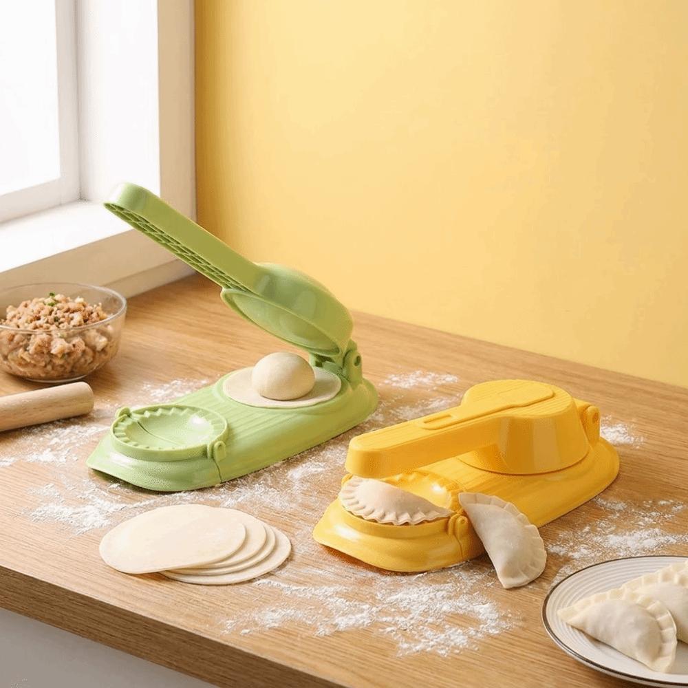 2PCS Plastic 2 in 1 Dumpling Maker with Handle Dumpling Skin Maker  Easy To Use
