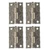 Door Hinges Hinges Antique Printing Bronze Easy To Install Retro Design Zinc Alloy Office Vintage Wooden Boxes