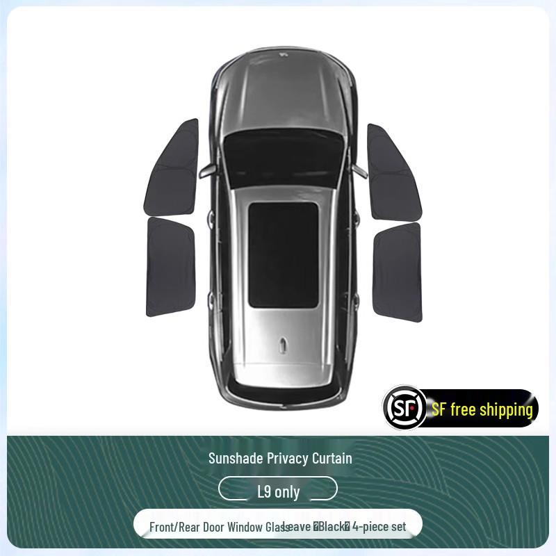 Ideal L6L9 Car Sunshade: Heat Insulation, Privacy, and Light-Blocking Curtain