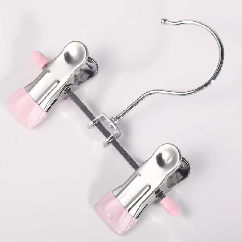 5/10 STÜCKE Multifunktionale Wäscheklammer Kleiderbügel Kleiderhaken Schnalle Metall Edelstahl Hut Rock Hose Clip Kleidung Kleiderschrank Aufbewahrung