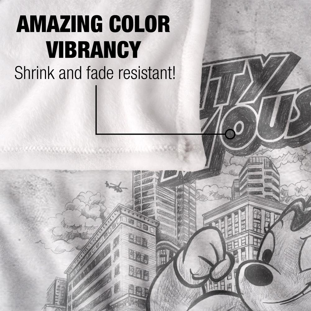 Mighty Mouse Silky Sketch Supersoft Blanket
