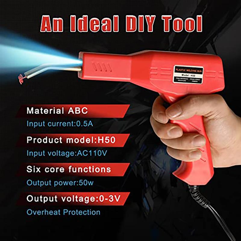 Hot Stapler Plastic Welding Machine Bumper Repair Kit Soldering Iron For Plastic Repair Car Bumper Repair Welding Gun