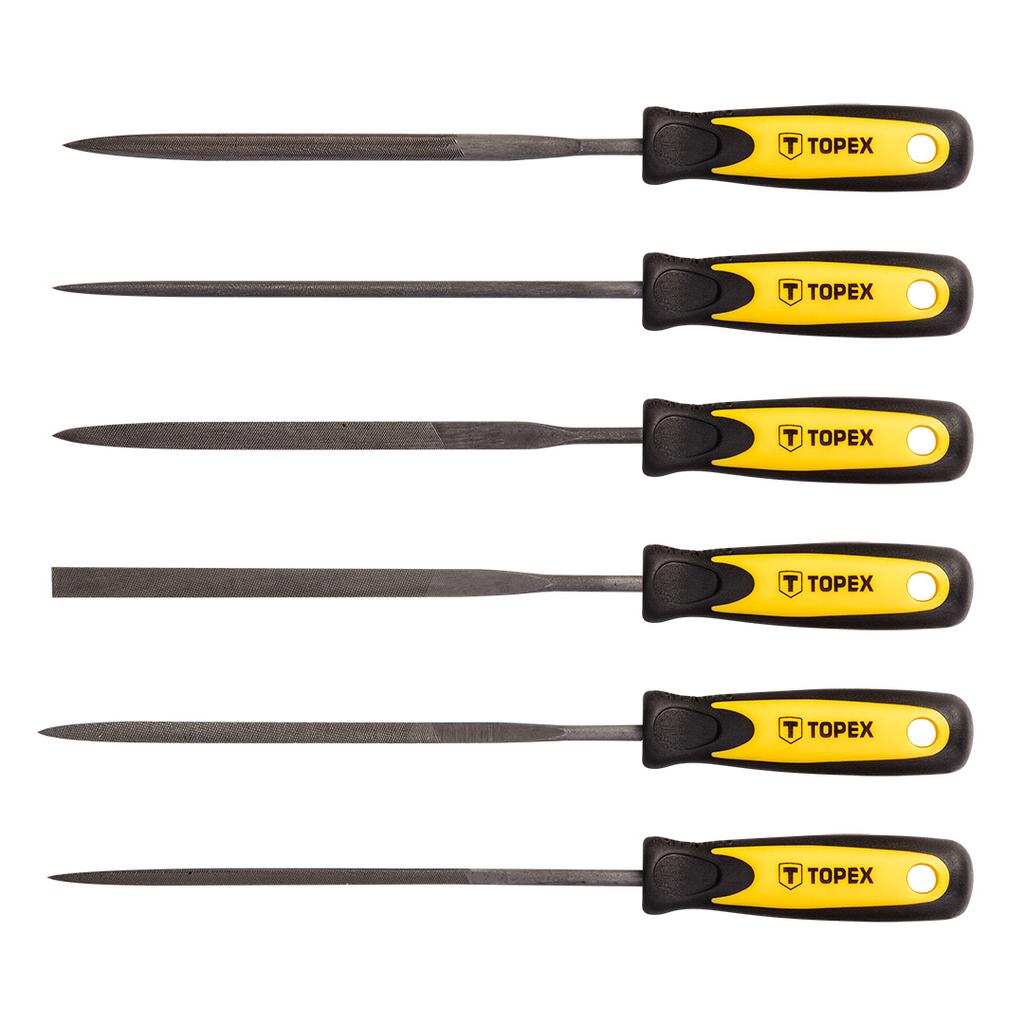 Needle files for metal, set of 6