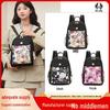 Women's 2024 Soft PU Leather Small Backpack: Versatile Fashionable Shoulder Bag
