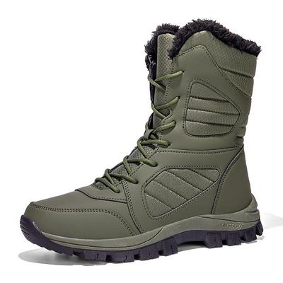 Women's Winter High-Top Snow Boots, Thick Plush, Wear-Resistant, Available In Large Sizes, Suitable for Couples.
