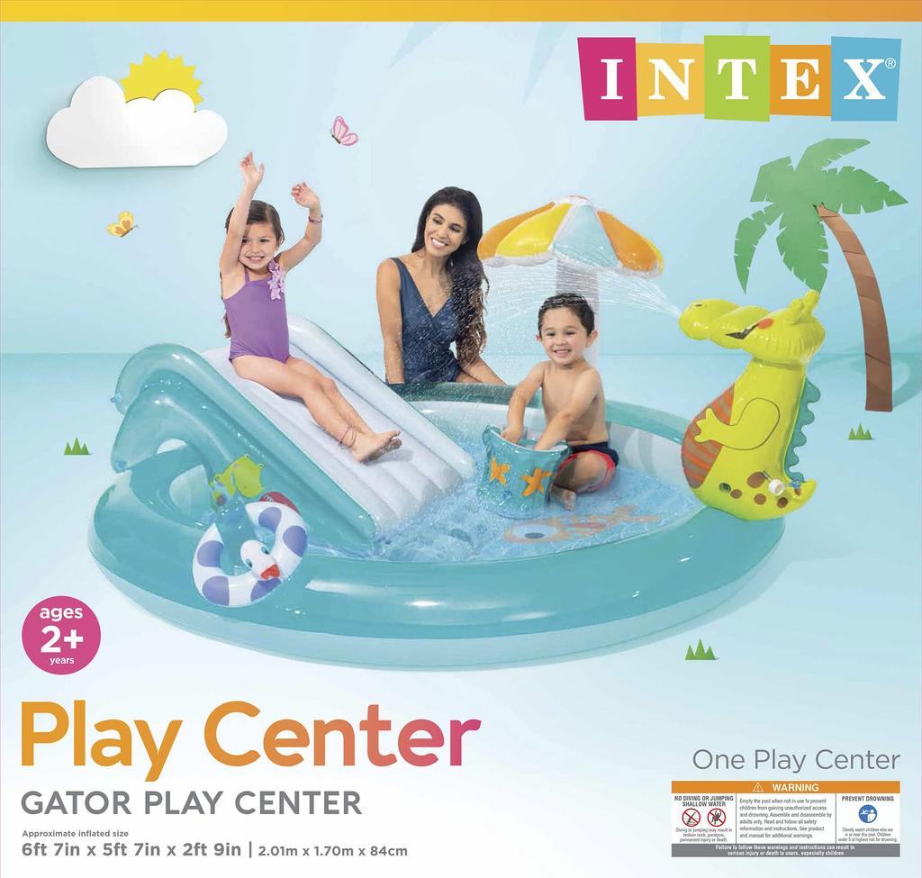 Intex Gator Inflatable Play Center for Ages 2 and Up