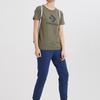 (WMNS) Converse Classic Logo Printing Short Sleeve Grass Green Women's 10009152-A13