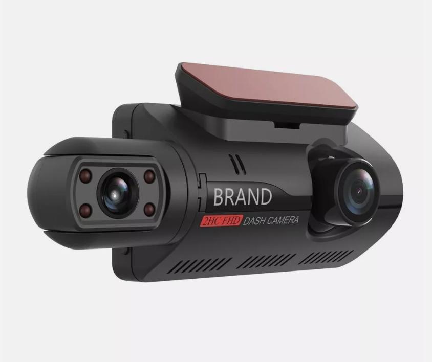 

High-definition A68 Hidden 360-degree Dashcam, 3-inch Ips Screen Video Record Dual Front and Rear Cameras 1080P Reversing Camera чёрный