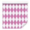 Harlequin Diamonds Wallpaper White and Purple for Living Room and Bedroom 50x1000