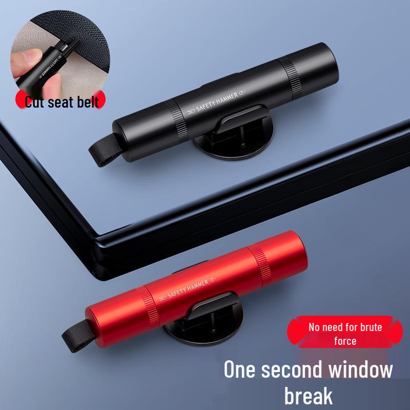 Car Safety Hammer: Multifunctional Window Breaker & Seatbelt Cutter for Emergency Escape