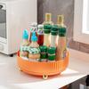 360 Rotation Non-Skid Spice Rack Pantry Cabinet Turntable with Wide Base Storage Bin Rotating Organizer for Kitchen Seasoning