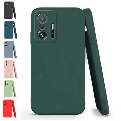 For Cover Xiaomi Mi 11T Case For Mi 11T Capas Silicone Phone Armor Bumper Back Shockproof Soft TPU Case For Mi 11T Pro Fundas