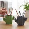 3D Printed Cactus Pen Holder Ins Style Makeup Brush Organizer Desktop Storage Pot  School Decor
