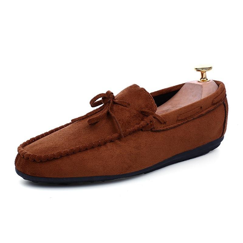 Social Guy Doudou Shoes Men's Spring New Products New Matte Breathable Lazy Foot Casual Men's Shoes