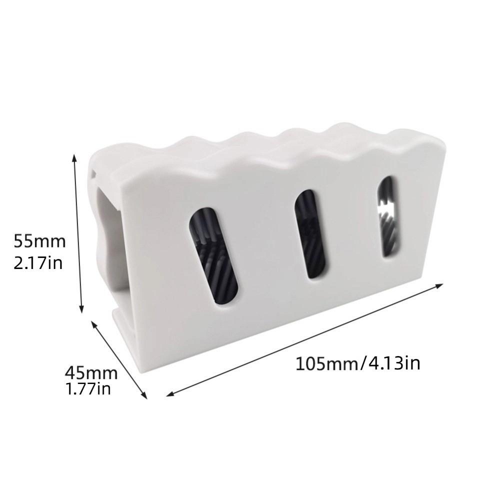 Soft Brush Bathroom Hair Catcher 2in1 Bathtub Hair Stopper Shower Hair Collector  For Home