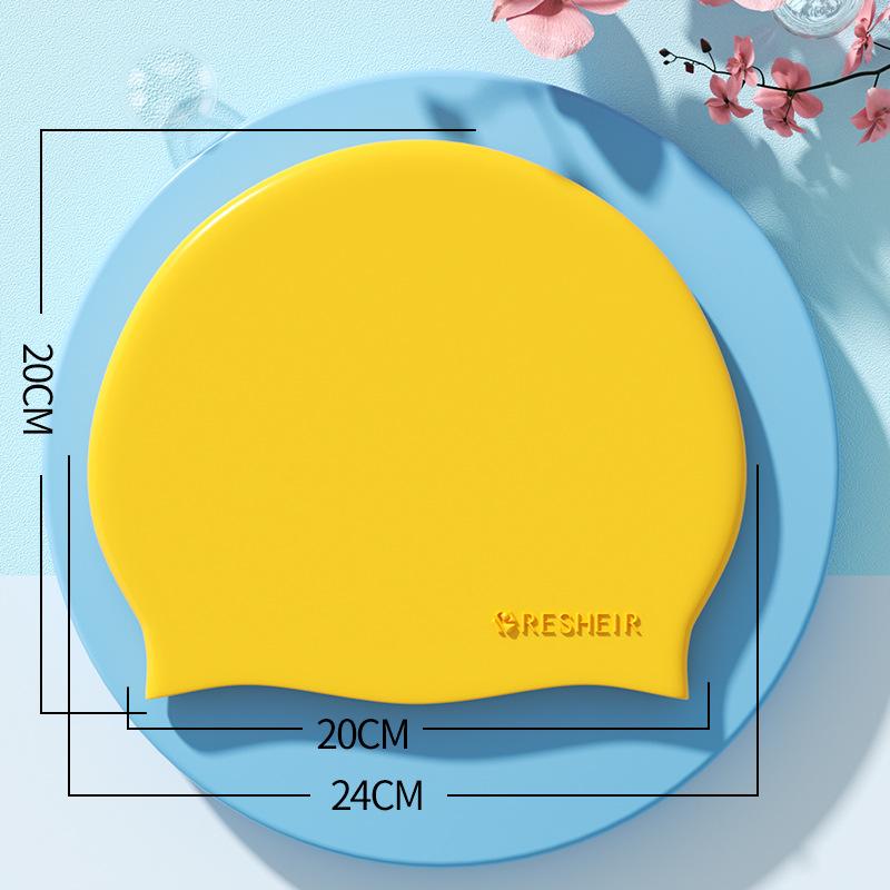 1pc Premium Unisex Silicone Swimming Cap  Waterproof Non slip Super Elastic for Diving  Everyday Use  Secure Fit Ultimate