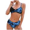 Women Print Bikini Sexy Separate Leopard Swimwear Blocking Swimsuit Bathing Suit