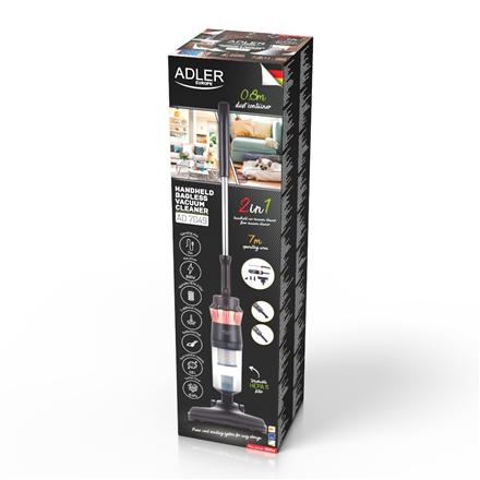 Adler | Staubsauger | AD 7049 | Kabelgebunden | Handlich 2-in-1 | 600 W | - V | Schwarz | 24 Monate Garantie