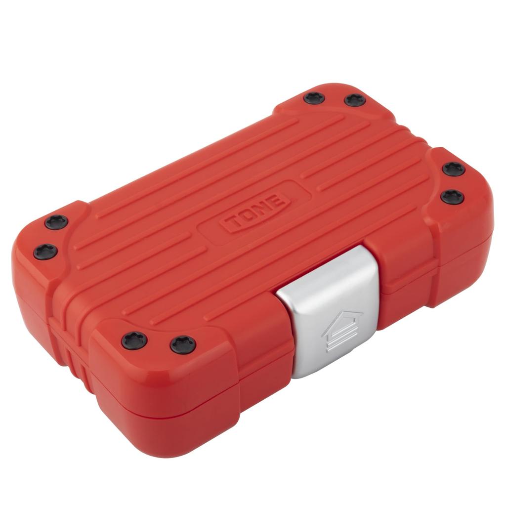 TONE Socket Bit Set Bit Insertion 19 Pieces SBHC220P, & 6.35mm (1/4"), Red,
