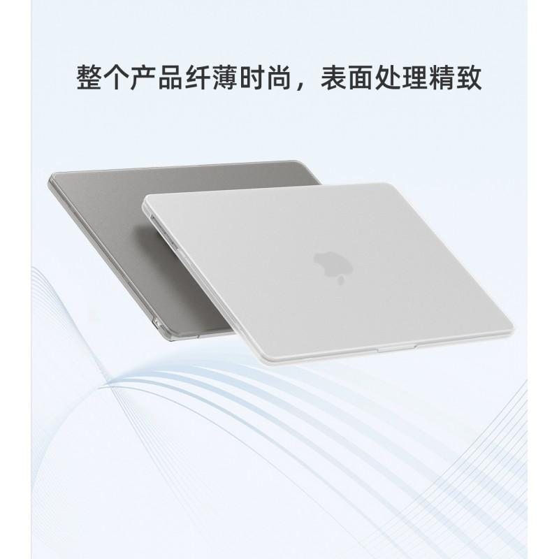 Slim PC Case With Kickstand MacBook Air Pro Neo M5 Chip Laptops Matte Finish Transparent Black White