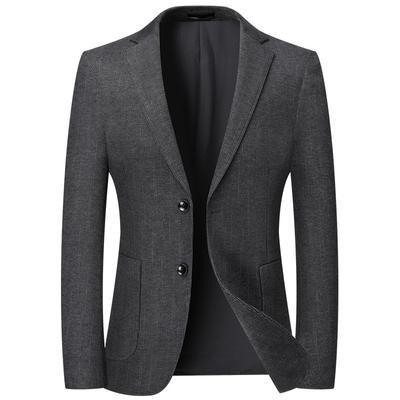 Autumn New Men's Suits, Thick Non-iron Elastic Suits