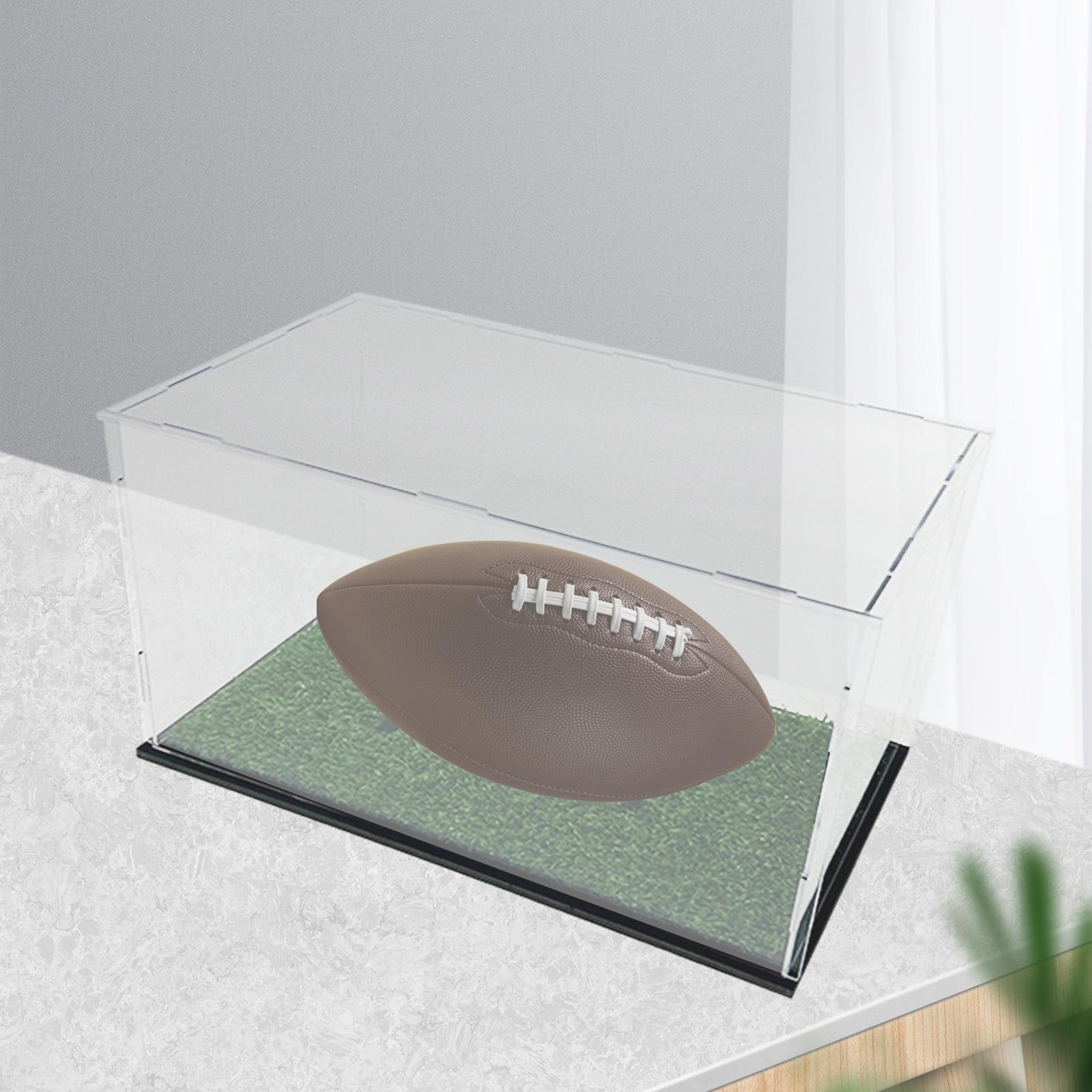 Acrylic Football Display Case Keepsake Holder Rugby Holder Football Storage 4680₽