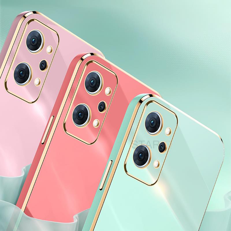 Powłoka kwadratowa uchwyt pierścieniowy etui na telefon do Oppo Realme Gt Neo 2 Neo2 5g 3T Master Edition luksusowy silikonowy stojak tylna obudowa