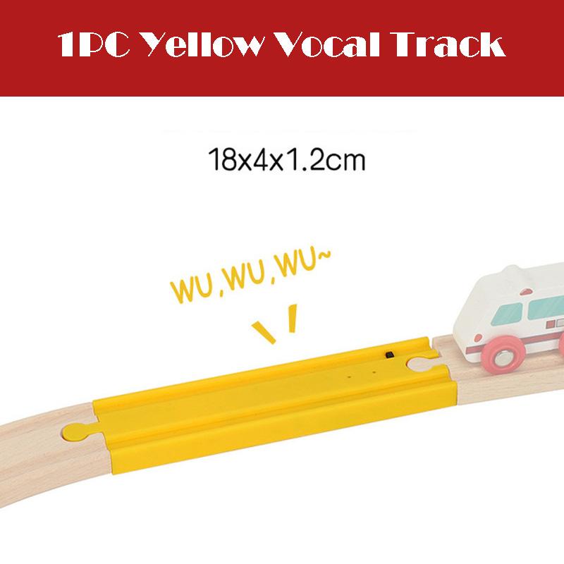 All Kinds Wooden Track Railway Toys Beech Wooden Train Track Accessories Fit for Brand Tracks Educational Toys for Children