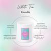 Landrin Aroma Candle White Tea Scent 180g Gift Present Approximately 36 Hours Paraffin Free 100% Vegetable-based,
