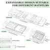 Acrylic Bath Caddy Drain Tray For Tub, Expandable Multifunctional Bathroom Organizer, Simple Bathtub Table Design