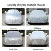 Full Car Cover: Dustproof, Sunshade, Heat Insulation, Summer Protection with 170T Polyester Taffeta