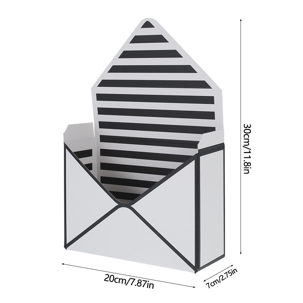 Креативна Квітка Зі Згортки Конверта Квітковий Букет для Флориста Коробка для Зберігання Вечірка День Святого Валентина Внутрішні Конверти Весільний Запрошення Конверт