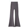Women's Micro-Flare Yoga Pants: High Waist, Summer Wear, Tummy Control, Hip-Lifting, Elastic, Slimming, Fitness Flare Style.