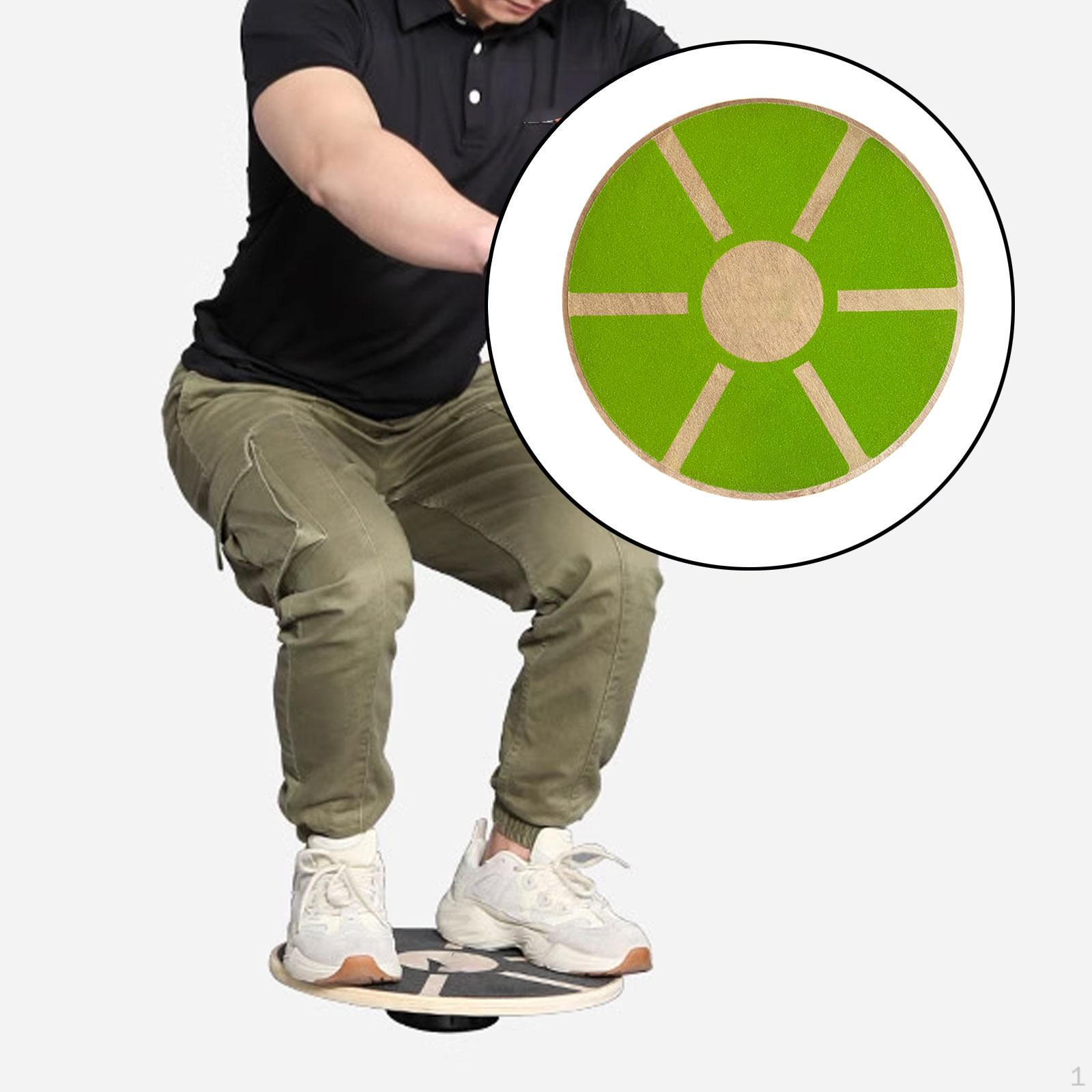 

Деревянная балансировочная доска тренажер оборудование йога спорт физическая противоскользящая стойка стол тренировка зелёный