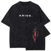 Hot Sale ARISE Solo Leveling Manga Graphic Print T-Shirt Men Women Vintage Washed Cotton Comfortable Short Sleeve Loose Casual Oversize Summer New Tee