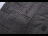 Men's Spring and Autumn Plus Velvet Cardigan Sweater for Middle-Aged and Elderly
