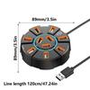 USB Docking Station 10 Port USB 2.0 Hub Expansion Dock Data Transfer Expander USB Extension for Keyboard USB Expander