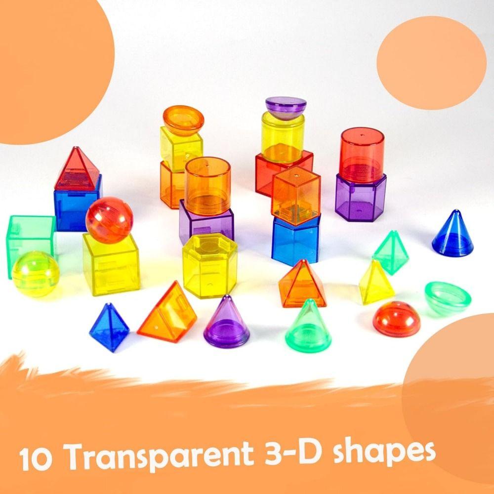 Creative Montessori Table Toys Translucent Sensory Learning Toy  Education Resources