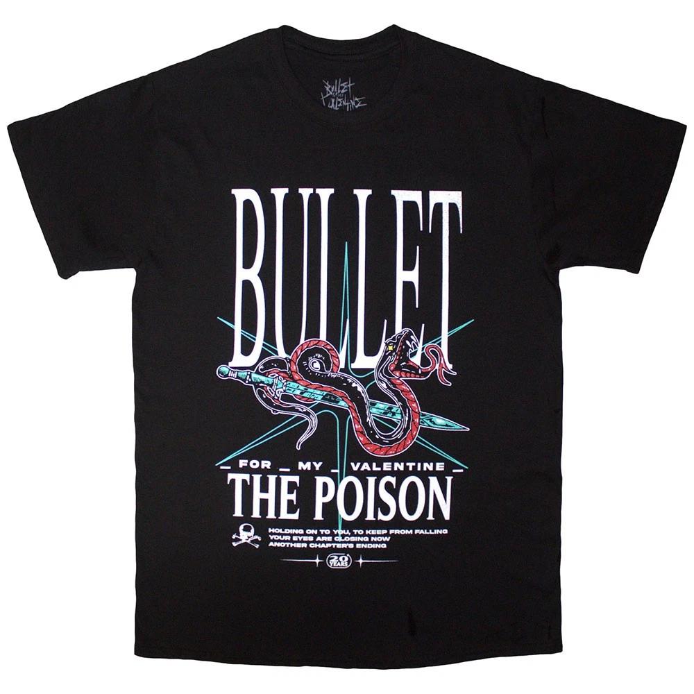 Bullet For My Valentine Unisex T-Shirt: The Poison Snake (Black) (Small) XL