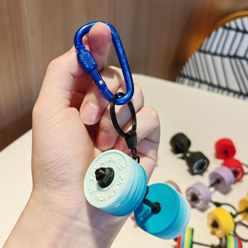 Fitness Bag Hanging High-value Equipment Series Dumbbell Barbell Key Chain Backpack Jewelry