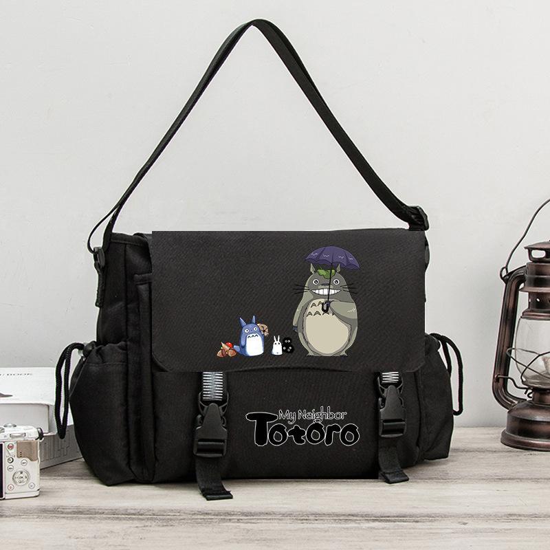 Totoro Miyazaki schoolbag boys and girls junior high school students backpack cartoon animation backpack fashion trend travel bag