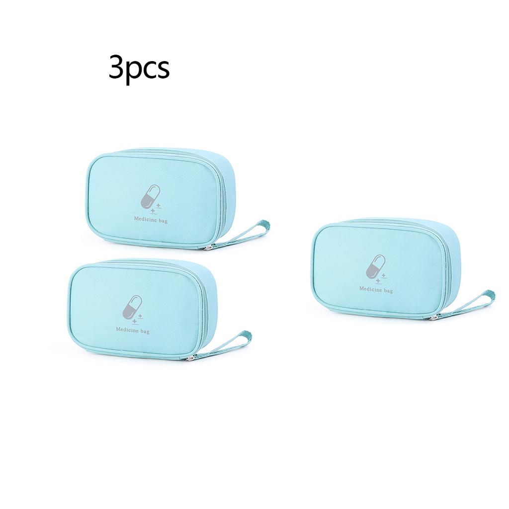 1pc/3pcs/5pcs Portable Medicine Bag Cute First Aid Kit Medical Emergency Kits Organizer Outdoor Travel Household Medicine Pill S