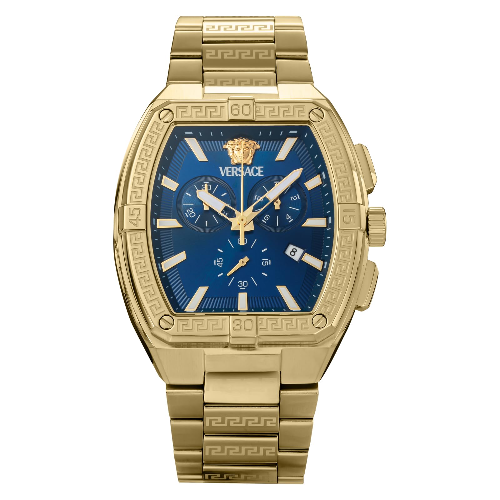 

Casual Watch Sporty Tono Greca VESP00724 Yellow Gold [Versace] Men s [Item] синій