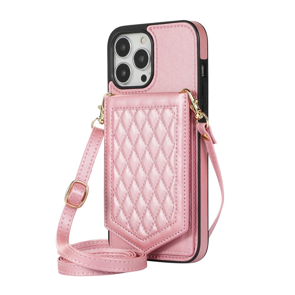 RFID Blocking Leather Case for iPhone 16 14 15 13 11 12 Pro Max XR Xs Max 8 7 Plus 16E Makeup Mirror Wallet Card Holder
