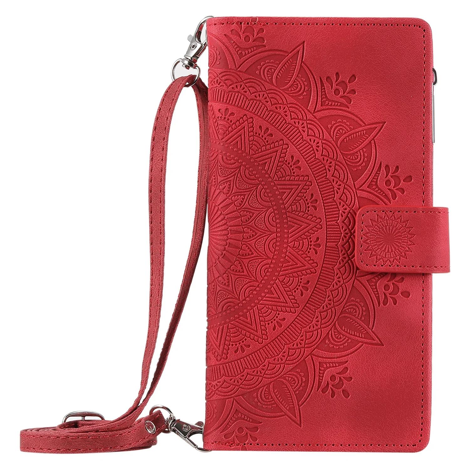 

Zipper Wallet Leather Case for XiaoMi Redmi Note 11 Pro 10s 9 9C 9T 12 Lite 12T 11T POCO X4 X3 NFC Multi Cards Solt Phone Cover RedMi Note11 4G червоний