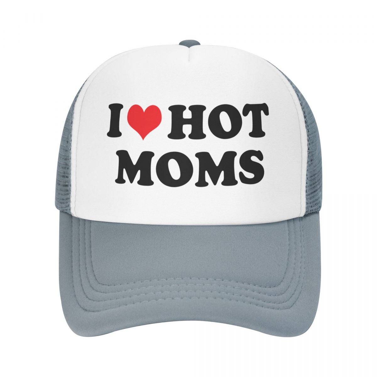 

Класичний унісекс I Love Hot Moms Trucker Hat Adult Adult Ads Baseball Cap for Unisex WoUnisex Hip Hop Snapback Caps Trucker Hat
