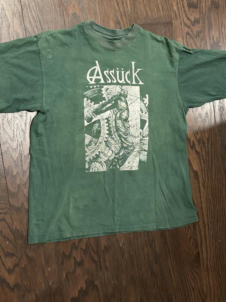Collection Assück Band Tour T-shirt Full Size S to 5XL Green Unisex T-Shirt S
