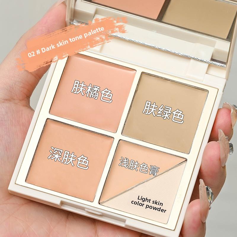 Concealer Facial Concealer Highlighter Concealer for Covering Acne Marks Tear Troughs Contouring and Concealer Tray